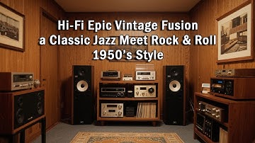 Hifi Crystal Sound, an Epic Fusion of Classic Jazz Meet Rock & Roll, Vintage 1950