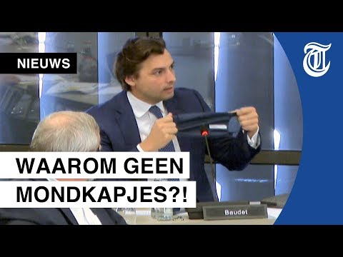 Baudet neemt eigen mondkapje mee naar coronadebat