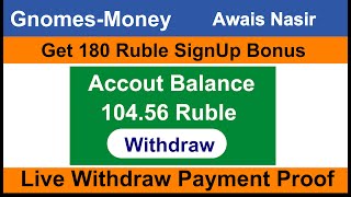 Genome-money.biz - Earn Free Ruble 2020 | Get 180 ruble Sigup bonus live Payment Proof