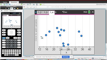 TI Nspire Residual Plots & Coefficient of Determination