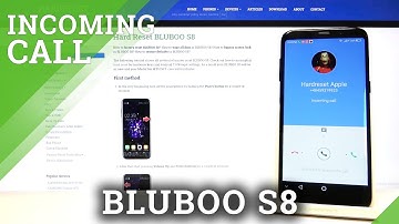 BLUBOO S8 Incoming Call & Default Ringtone