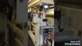 BST Eltromat Web guide with Automatic Sensors Positioning System on W&H Flexo Printer