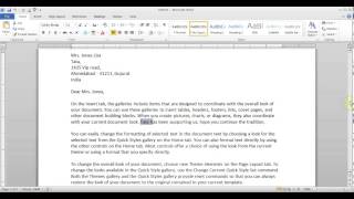 Hindi Microsoft Word pt 8 (Create Mail Merge Letter, Envelopes and Labels) screenshot 2