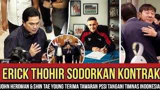 Download Lagu SAMPAI DI SOROT DUNIA ‼️JOHN HERDMAN \u0026 SHIN TAE YOUNG TERIMA TAWARAN PSSI TANGANI TIMNAS INDONESIA  MP3