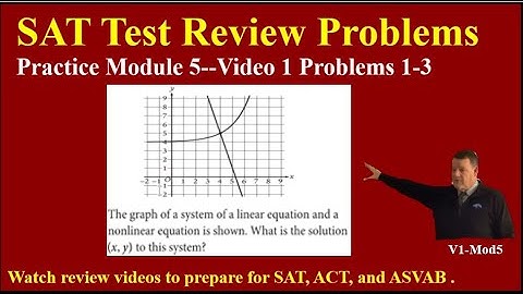 SAT Test Review V1 Mod 5 Problems 1-3 #systemofequations #wordproblem #yintercept #mrkeithechew