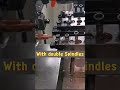 How to use CNC lathe twin spindle to process purple copper  | CNC Smartlathe