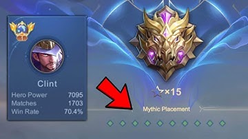 TOP 1 GLOBAL CLINT WINNING ALL THE 10 PLACEMENT MATCHES!!😱 | CLINT BEST BUILD 2023