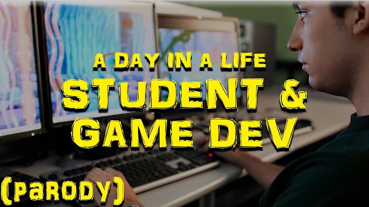 A Day In The Life Of A Game Developer & Student (Parody) | Game dev