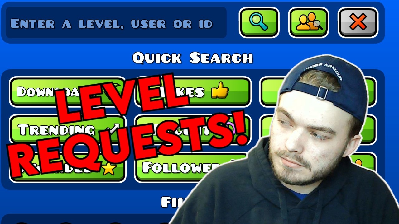 Level Requstes Geometry Dash LEVEL REQUESTS LIVE - YouTube