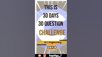 DAY 4- Identify is a prime number or not in c.|#bugology #shorts #challenge #programming #coding #yt