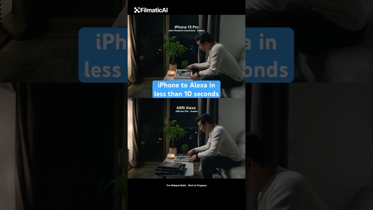 Match the iPhone to Arri Alexa [& more!!!]