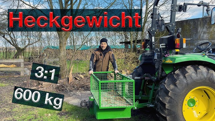 3 Punkt Anhänger Anhängerkupplung Traktor Ackerschiene Dreipunkt