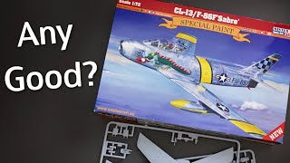 A Worthy Rebox? Mistercraft CL-13/F-86F Sabre 1/72 Scale Plastic Model Kit - Unboxing Review