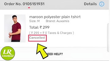 How to Cancel Cash on Delivery Order | Limeroad Shopping App