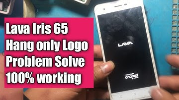Lava Iris 65 hang only logo l watch this video 100% don / working