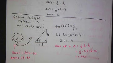 Find the Area of a Regular Polygon, Video B