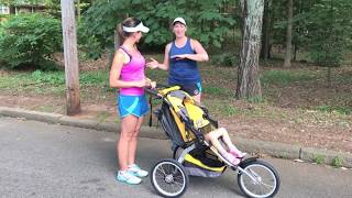 Running with a stroller