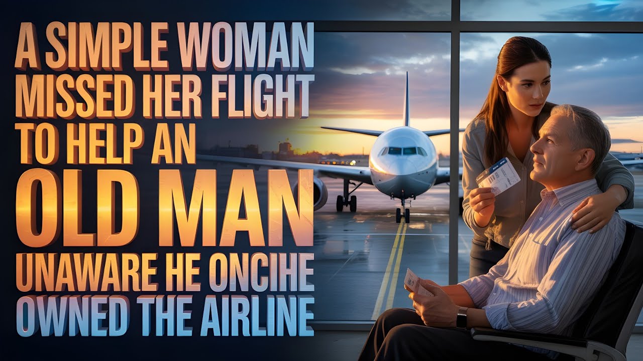 A Simple Woman Missed Her Flight to Help an Old Man — Unaware He ...