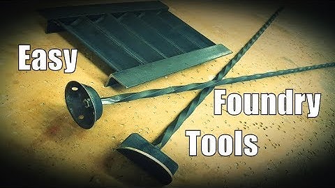 DIY: Easy Foundry Tools - Ingot Mold, Degassing Plunger & Dross Scoop