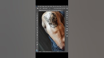 Add Realistic Tattoo in Photoshop || Photoshop Tutorial #shorts #viralvideo #youtubeshorts