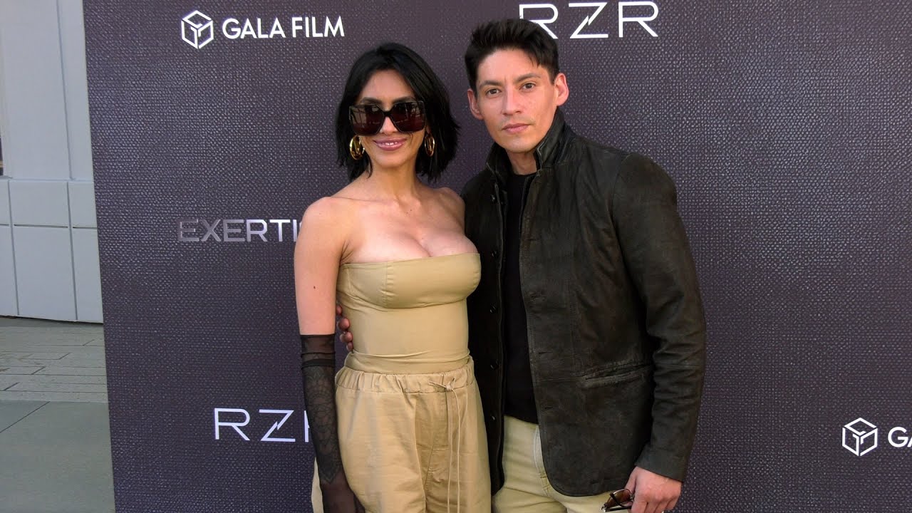 Carlos Pratts and Cristina Vee attend Gala Film's "RZR" FYC screening event in Los Angeles