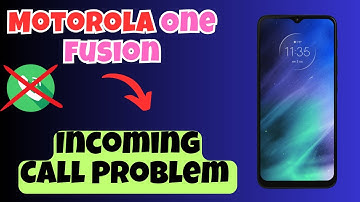 Incoming Call Problem Motorola One Fusion / Plus || How to solve the incoming call issues