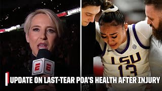 Update on Last-Tear Poa's health after injury in SEC Tournament Semis | ESPN College Basketball