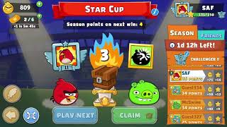 Angry Birds Friends. Star Cup Brawl! Seven wins! Passage from Sergey Fetisov