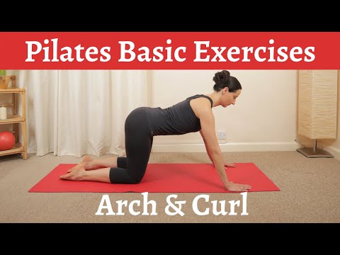 How to Do the Pilates Arch and Curl Exercise Correctly | Pilates Basic Exercises