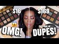 DRUGSTORE DUPES VS HIGH-END MAKEUP TUTORIAL ft. BAD HABIT DIVINE EYESHADOW PALETTE | Andrea Renee