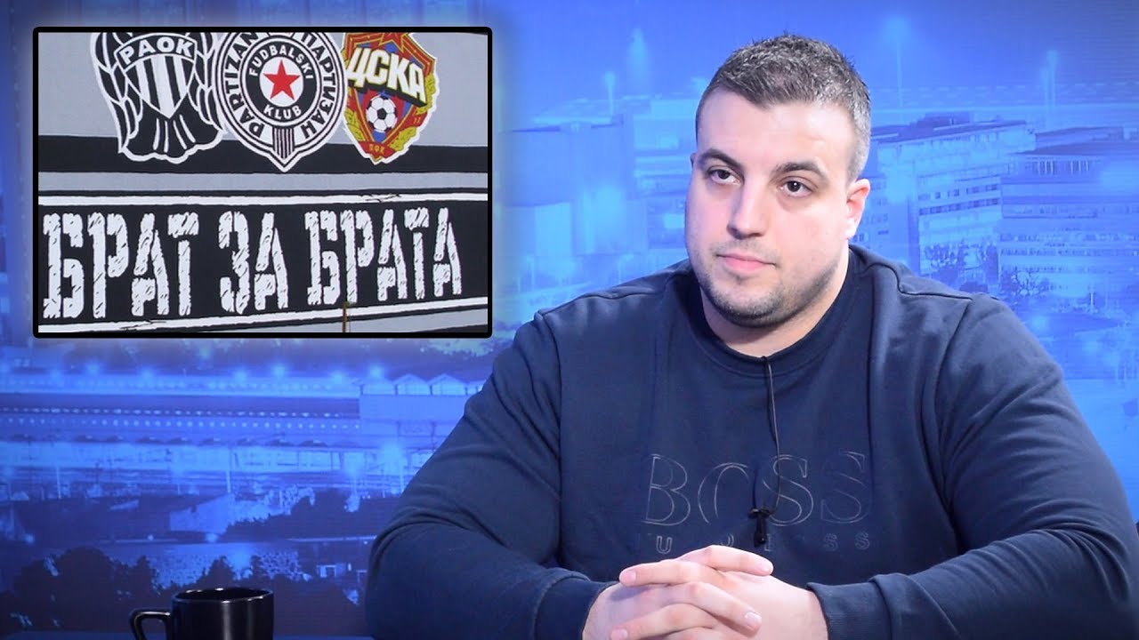 ⁣BALKAN INFO: Miloš Radisavljević Kimi – Grobari imaju prijateljstva sa navijačima PAOK i CSKA!