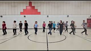 Dance with me now line dance.