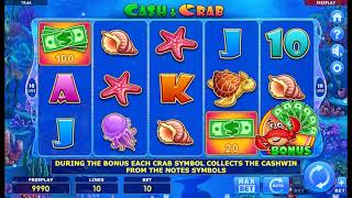 Demo gameplay of Cash & Crab by Amatic Industries