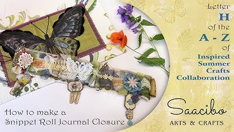 Snippet Roll Closure For Junk Journals #junkjournaltutorial