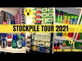 STOCKPILE TOUR 2021!! | SUPER CHEAP ORGANIZING TIPS!!  | CHILDS FINANCIAL