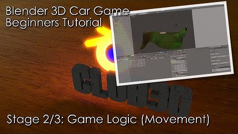 Blender 3d car game tutorial stage 2 of 3: movement with arrow keys