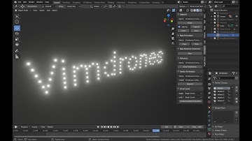 Part 7 - Add Line Font Text Drone Formation | Vimdrones Designer Tutorials | Drone Light Show Design
