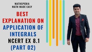 Application of integrals Class 12 Ncert 8.1 PART 02/ CBSE / State Boards / in हिंदी