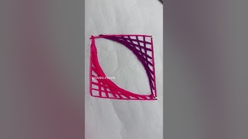 WITHOUT NAILS STRING ART #stringartcrafts #stringartcrafts #stringarttutorial #stringart #stringart