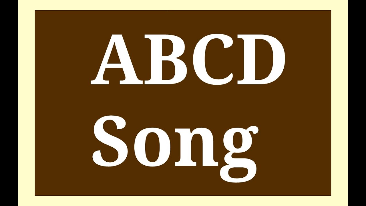 ABCD Song - YouTube