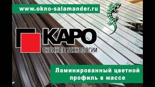 Ламинированный цветной профиль в массе (Salamander) Ламинированный цветной профиль в массе (Salamander)