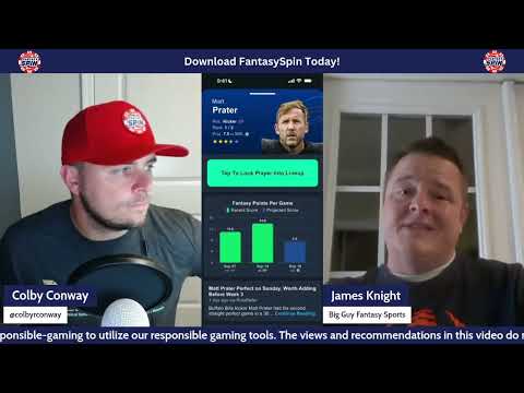 FantasySpin Week 3 TNF with James Knight