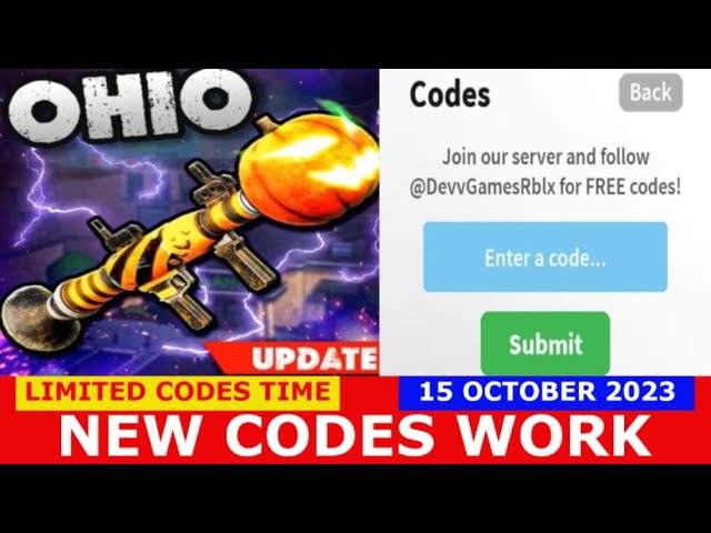 ohio codes on roblox 2023｜TikTok Search