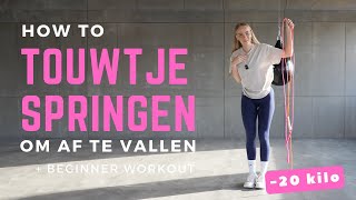 Touwtje Springen Om Af Te Vallen?! || How To Voor Beginners