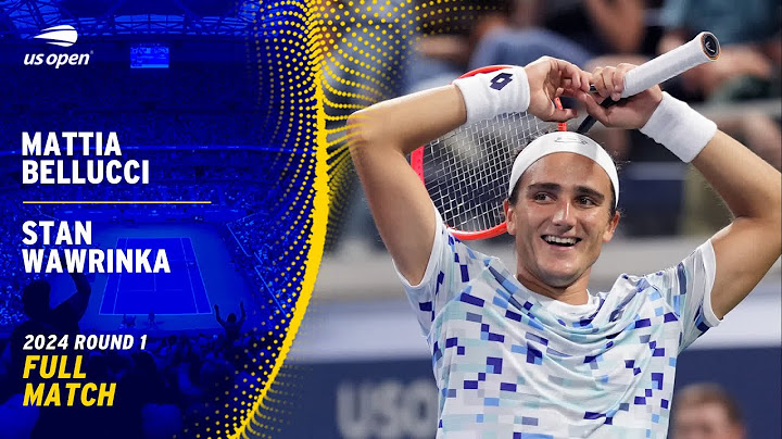 Mattia Bellucci vs. Stan Wawrinka Full Match | 2024 US Open Round 1