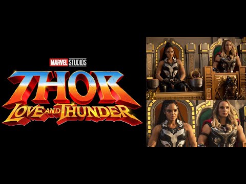 #Thor4 Women Rule ft. Tessa Thompson She-King Valkyrie & Natalie Portman Lady Thor - Disney Marvel
