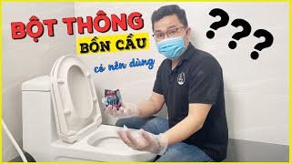 Cách sử dụng bột thông bồn cầu, phân hủy hầm cầu