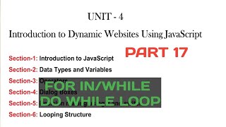 CLASS 11th ||UNIT_4_PART_17||WEB APPLICATION||JAVASCRIPT