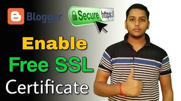 Blogger Blog Website Mein Free SSL Certificate Kaise Lagaye ? Blogging Guide By Niraj Yadav