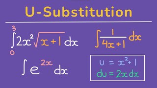 U Substitution Integrals - 20 Problems